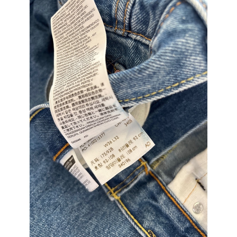 Levis 550 Jeans Relaxed Fit Denim Y2k Vintage 36 x 32 - Picture 7 of 10